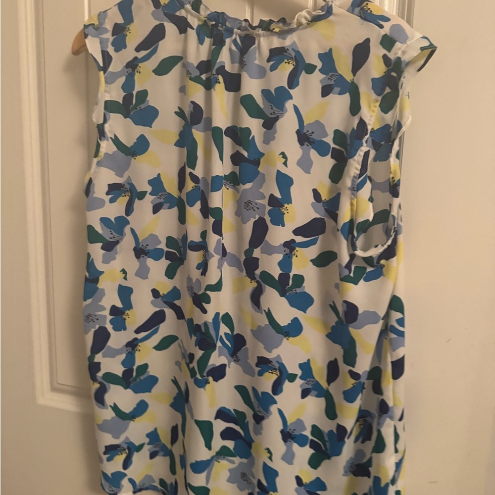 Vibrant Floral Sleeveless Top